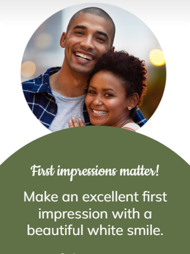 First impressions matter!